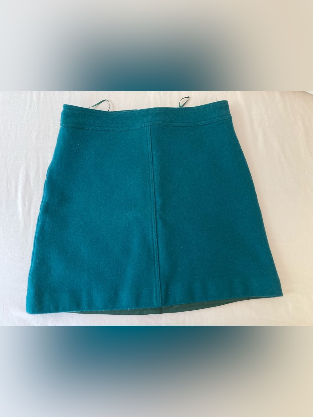 J. Crew Green Mini Skirt